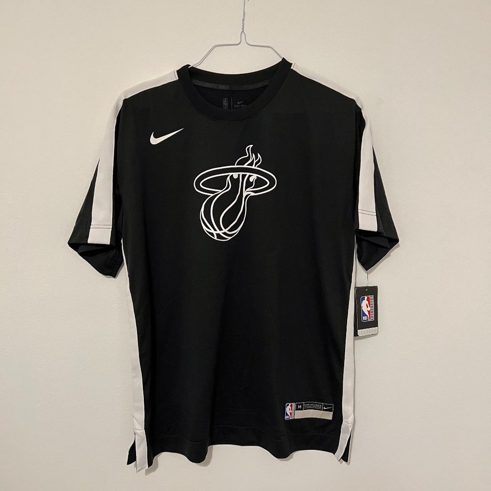 Miami Heat Nike Shooting Shirt Black